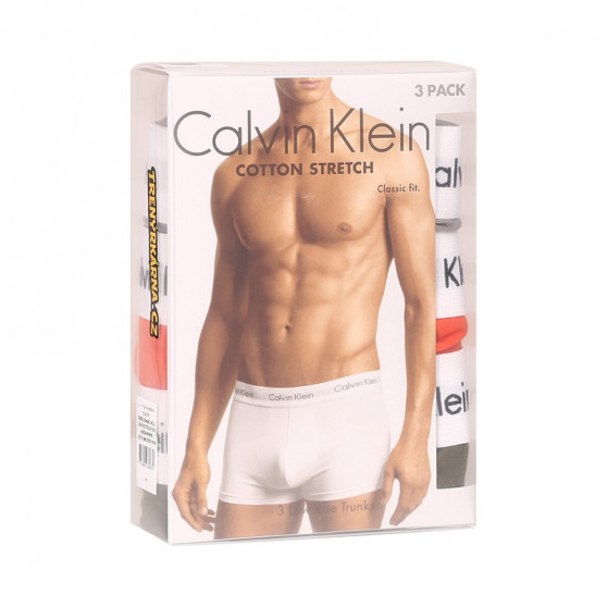 3PACK Herren Klassische Boxershorts Calvin Klein mehrfarbig (U2664G-6GL)