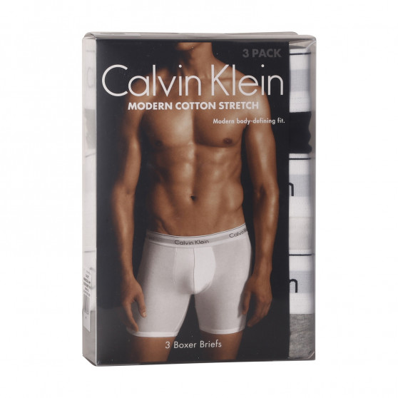 3PACK Herren Klassische Boxershorts Calvin Klein mehrfarbig (NB2381A-MP1)