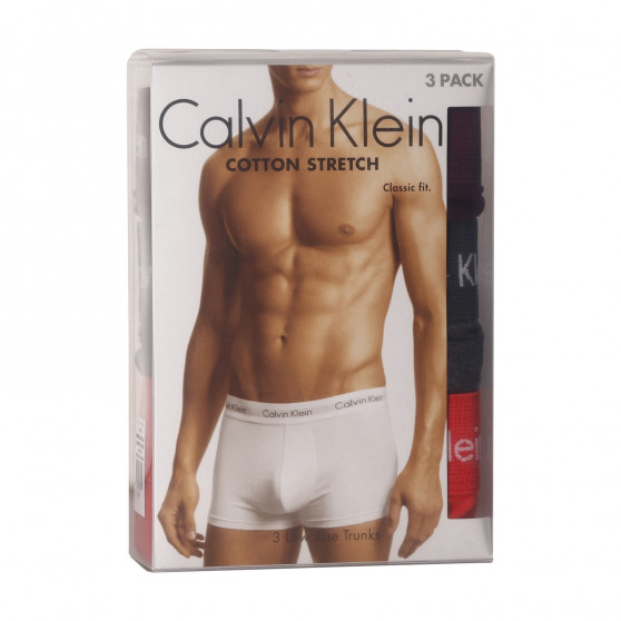 3PACK Herren Klassische Boxershorts Calvin Klein mehrfarbig (U2664G-6GO)