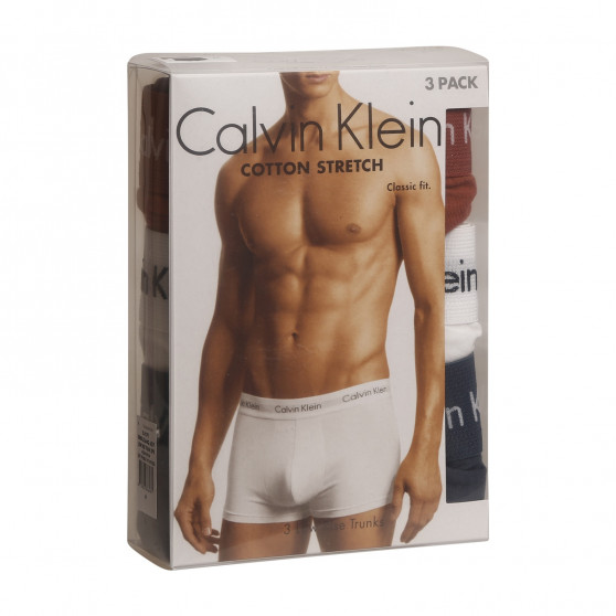 3PACK Herren Klassische Boxershorts Calvin Klein mehrfarbig (U2664G-6GY)