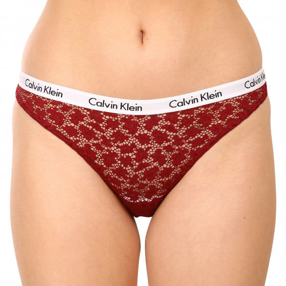 3PACK Brazil-Slips für Damen Calvin Klein mehrfarbig (QD3925E-6VY)