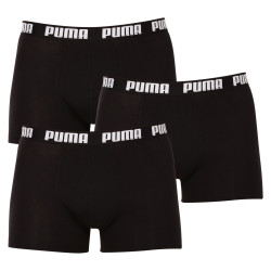 3PACK Herren Klassische Boxershorts Puma schwarz (701206546 001)