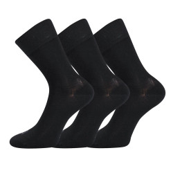 3PACK Socken Lonka Bambus schwarz (Deli)