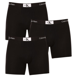 3PACK Herren Klassische Boxershorts Calvin Klein schwarz (NB3529A-UB1)