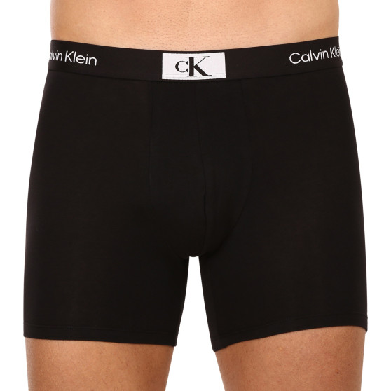 3PACK Herren Klassische Boxershorts Calvin Klein schwarz (NB3529A-UB1)