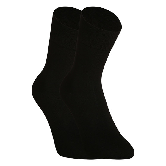 5PACK Socken Gino Bambussocken nahtlos schwarz (82003)