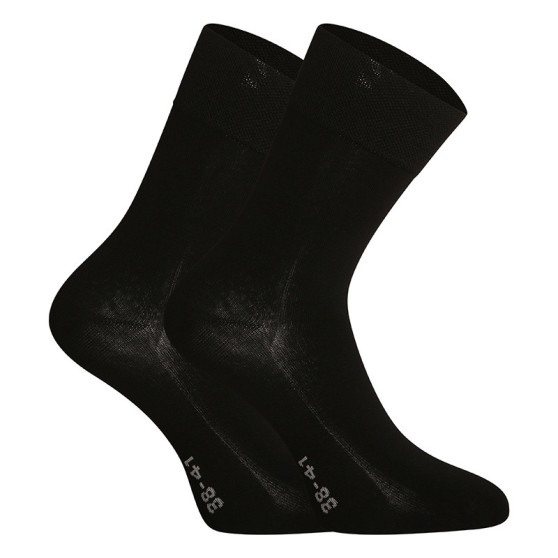 5PACK Socken Gino Bambussocken nahtlos schwarz (82003)