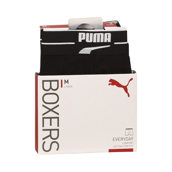 2PACK Herren Klassische Boxershorts Puma schwarz (701221415 001)