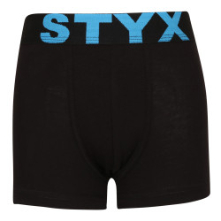 Boxershorts für Kinder Styx sport elastisch schwarz (GJ961)