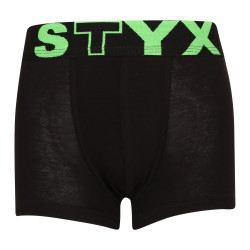 Boxershorts für Kinder Styx sport elastisch schwarz (GJ962)