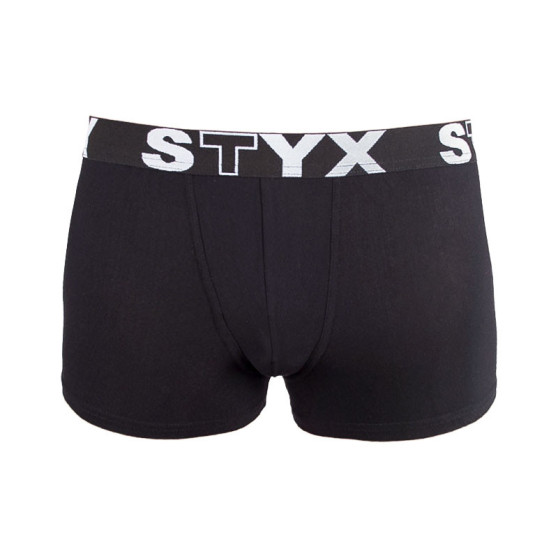 3PACK Boxershorts für Kinder Styx sports elastisch schwarz (3GJ96012)