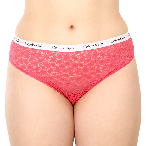 3PACK Damen Slips Calvin Klein Übergröße mehrfarbig (QD3975E-BP3)