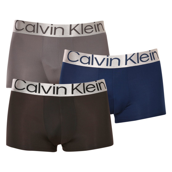 3PACK Herren Klassische Boxershorts Calvin Klein mehrfarbig (NB3074A-139)