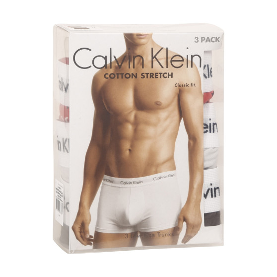 3PACK Herren Klassische Boxershorts Calvin Klein mehrfarbig (U2664G-CA5)