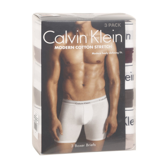 3PACK Herren Klassische Boxershorts Calvin Klein mehrfarbig (NB2381A-DYX)