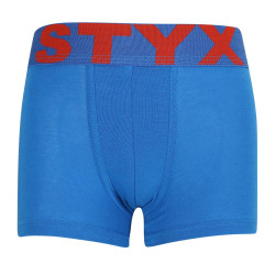 Boxershorts für Kinder Styx sportlich elastisch blau (GJ1167)