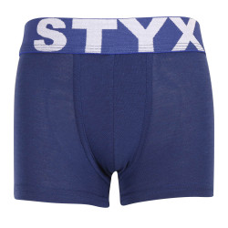 Boxershorts für Kinder Styx sportlich elastisch dunkelblau (GJ968)