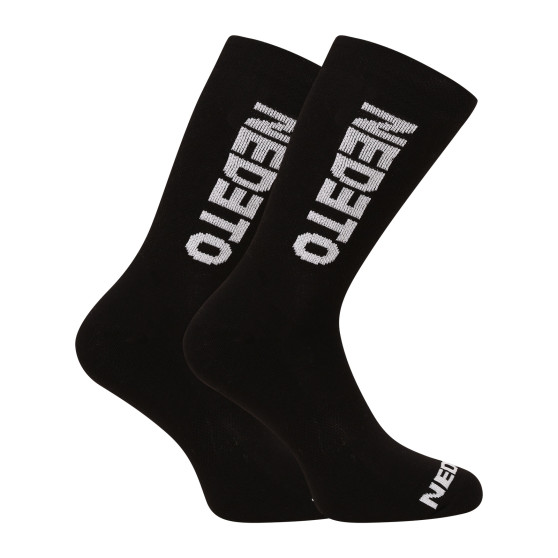 3PACK Socken Nedeto lang schwarz (3NDTP001-brand)