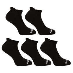 5PACK Socken Nedeto kurz schwarz (5NDTPN001-brand)