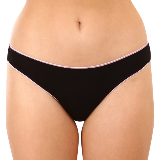 2PACK Damen Slips Molvy schwarz (MD-853)