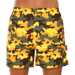 Herren Home Shorts mit Taschen Styx camouflage gelb (D1559)