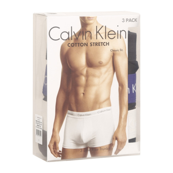3PACK Herren Klassische Boxershorts Calvin Klein schwarz (U2664G-H4X)