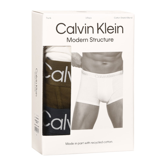 3PACK Herren Klassische Boxershorts Calvin Klein mehrfarbig (NB2970A-GYO)