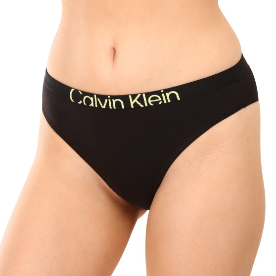 Damen Slips Calvin Klein schwarz (QF7402E-UB1)