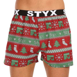 Herren Shorts Styx art Sport elastisch Weihnachten gestrickt (B1658)