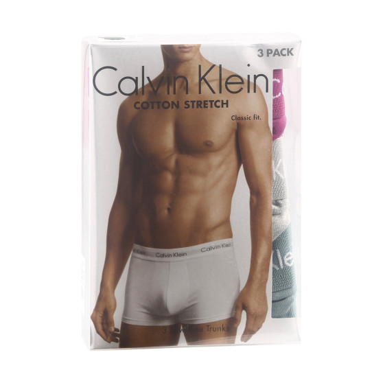 3PACK Herren Klassische Boxershorts Calvin Klein mehrfarbig (U2664G-H51)
