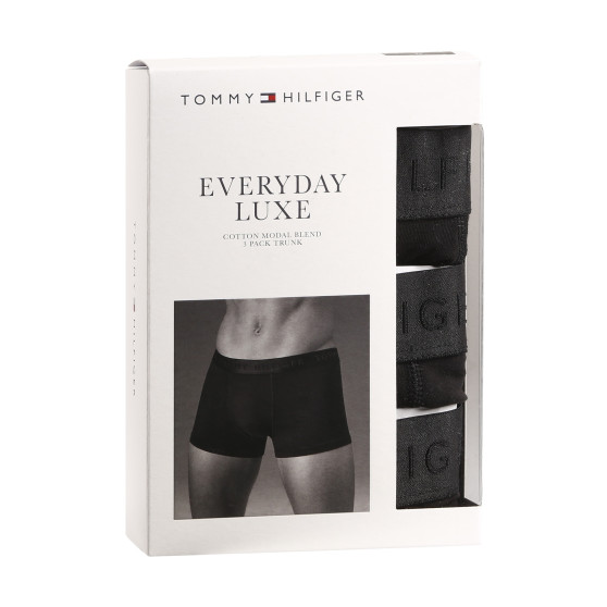 3PACK Herren Klassische Boxershorts Tommy Hilfiger schwarz (UM0UM02760 0R7)