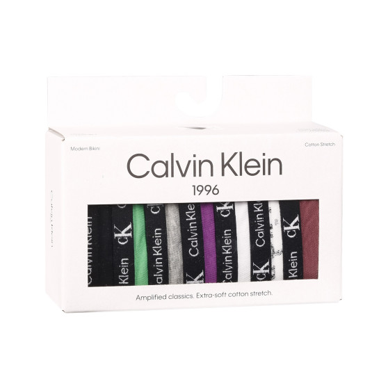 7PACK Damen Slips Calvin Klein mehrfarbig (QD3993E-IBF)