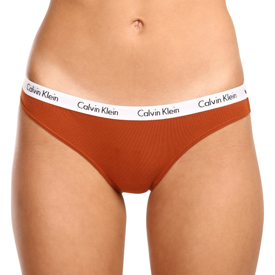 3PACK Damen Slips Calvin Klein mehrfarbig (QD5146E-HVT)