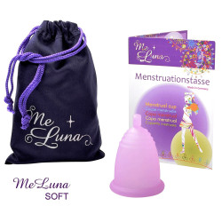 Menstruationstasse Me Luna Soft M mit Ball rosa (MELU002)