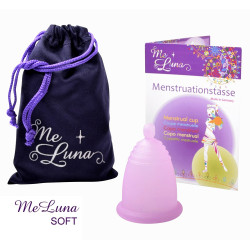 Menstruationstasse Me Luna Soft L mit Ball rosa (MELU003)