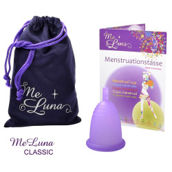 Menstruationstasse Me Luna Classic S mit Stiel lila (MELU039)