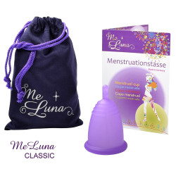 Menstruationstasse Me Luna Classic M mit Stiel lila (MELU040)
