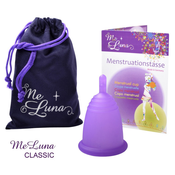 Menstruationstasse Me Luna Classic XL mit Stiel lila (MELU042)
