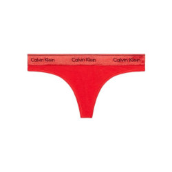 Damen-Tanga Calvin Klein oversized rot (QF7450E-XAT)