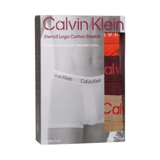 3PACK Herren Klassische Boxershorts Calvin Klein mehrfarbig (NB3705A-FZP)