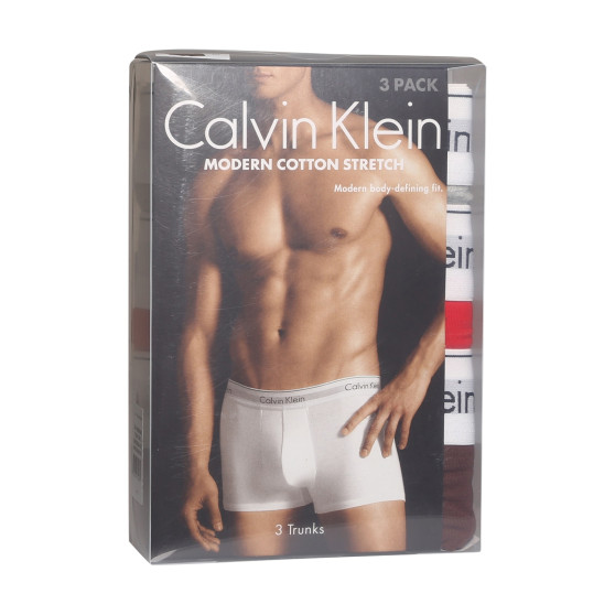 3PACK Herren Klassische Boxershorts Calvin Klein mehrfarbig (NB2380A-GVZ)