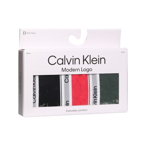 3PACK Damen Slips Calvin Klein mehrfarbig (QD5069E-GP6)