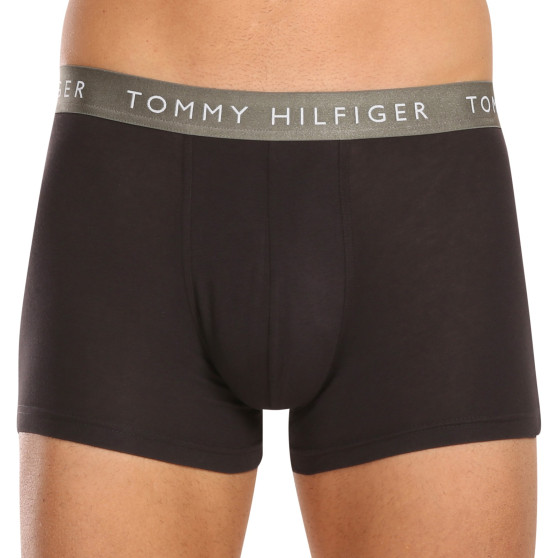 3PACK Herren Klassische Boxershorts Tommy Hilfiger schwarz (UM0UM03028 0UB)