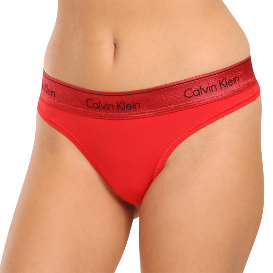 Damen Tangas Calvin Klein rot (QF7449E-XAT)