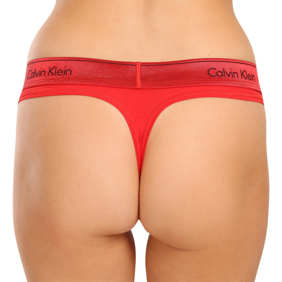 Damen Tangas Calvin Klein rot (QF7449E-XAT)