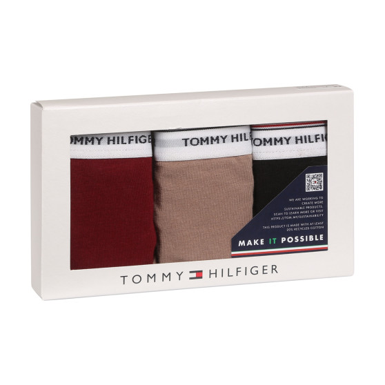 3PACK Damen Tangas Tommy Hilfiger übergroß mehrfarbig (UW0UW04894 0R3)