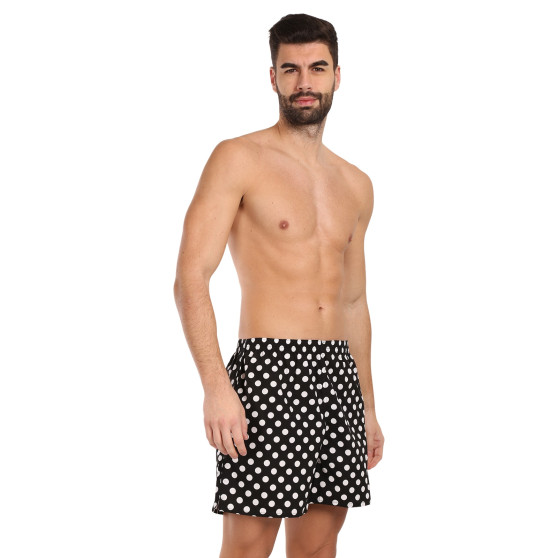 Herren-Home-Shorts mit Taschen Styx polka dots (D1650)