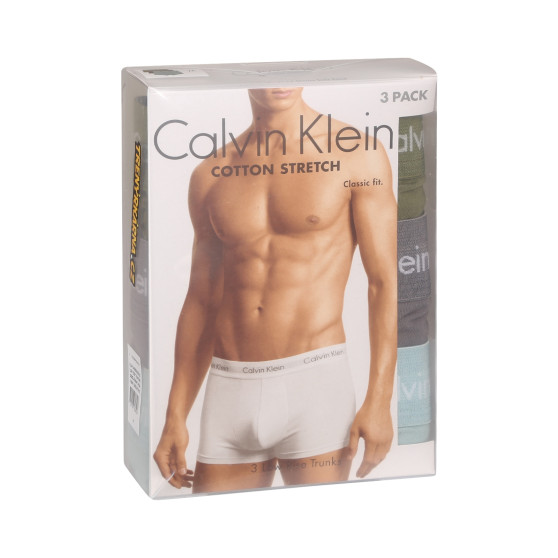 3PACK Herren Klassische Boxershorts Calvin Klein mehrfarbig (U2664G-H5M)