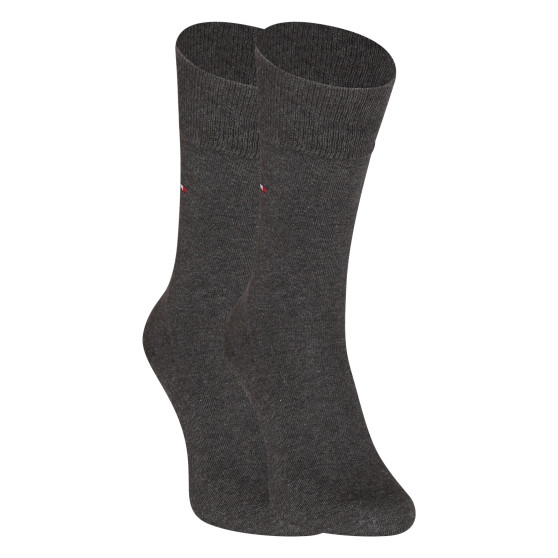 2PACK Herren Socken Tommy Hilfiger hoch grau (371111 030)