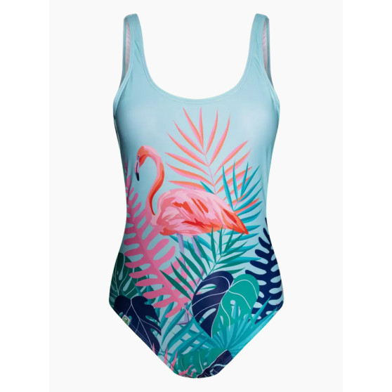 Fröhlicher einteiliger Damen-Badeanzug Dedoles Wild Flamingo (D-W-SCL-S-OPS-C-1212)